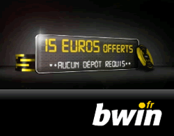 15 euros offerts par BWin.fr