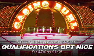 Packages a gagner sur BarrierePoker.fr pour le Barrière Poker Tour de Nice 2011 dans le casino Le Ruhl