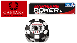 Association Caesars Entertainment et FDJ / Lucien Barrire pour les WSOP