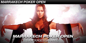 5 packages garantis pour le Marrakech Poker Open sur BarrierePoker.fr