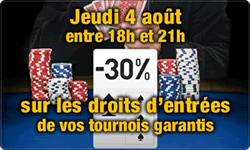 Promotion du jeudi sur BarrierePoker.fr