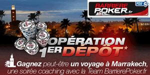 BarrierePoker.fr - Opération 1er dépot du 14 avril au 5 mai 2011