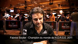 Fabrice FabSoul Soulier - Interview du nouveau Champion du Monde H.O.R.S.E World Series Of Poker