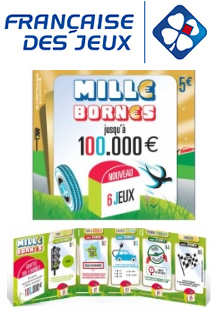 Le jeux Mille Bornes de la Franaise de Jeux