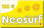 Carte prépayée Neosurf de 100 euros