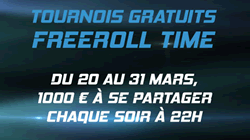 Freeroll Time sur PMU Poker - Tournois gratuits quotidiens avec 1000 euros de prizepool