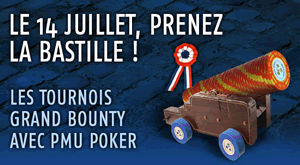 Grand Bounty sur PMU Poker le 14 juillet 2011