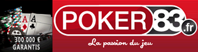 Poker83 - 300.000 euros de tournois en ligne tous les mois 