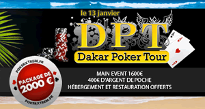 Package pour le Dakar Poker tour à gagner sur PokerXtrem.fr