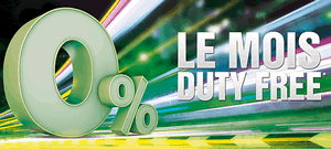 Mois Duty Free sur PokerXtrem.fr pendant le mois de septembre