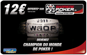 Code Ticket Premium pour BarrierePoker.fr offert par Poker-Legal-France.net