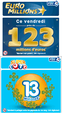 Vendredi 13 mai 2011 - EuroMillions et Super Loto 