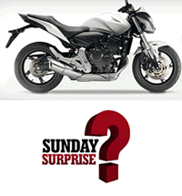 Une Honda CB600F Hornet 2011  gagner lors du Sunday Surprise de Winamax