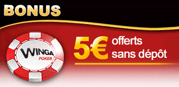 10 euros offert sans dépôt par Winga.fr