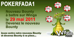 Venez battre POKERFADA1 et devenez le nouveau Bounty du freeroll du dimanche