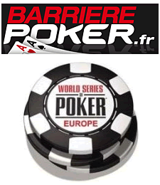 BarrierePoker partenaire des WSOPE World Series Of Poker Europe