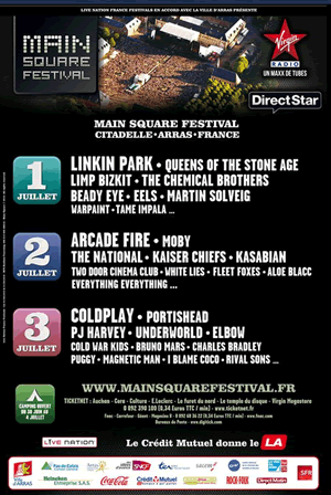 Programme du Main Square Festival d'Arras