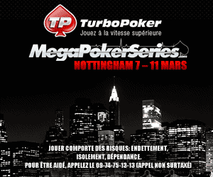 MegaPokerSeries à Nottingham sur TurboPoker - Packages à gagner