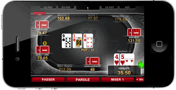Winamax - Salle de poker sur iPhone Apple